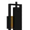 Quoizel Pointsett Integrated LED Matte Black Outdoor Wall Lantern PNT8306MBK - alternate 2